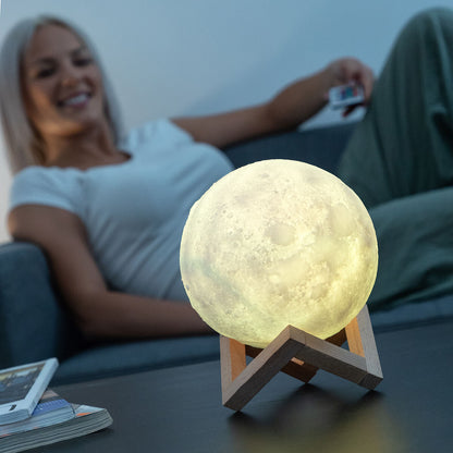 Innovagoods Rechargeable Led Moon Lamp Moondy Innovagoods