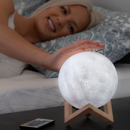 Innovagoods Rechargeable Led Moon Lamp Moondy Innovagoods