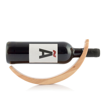 Innovagoods Floating Wooden Wine Bottle Holder Woolance Innovagoods