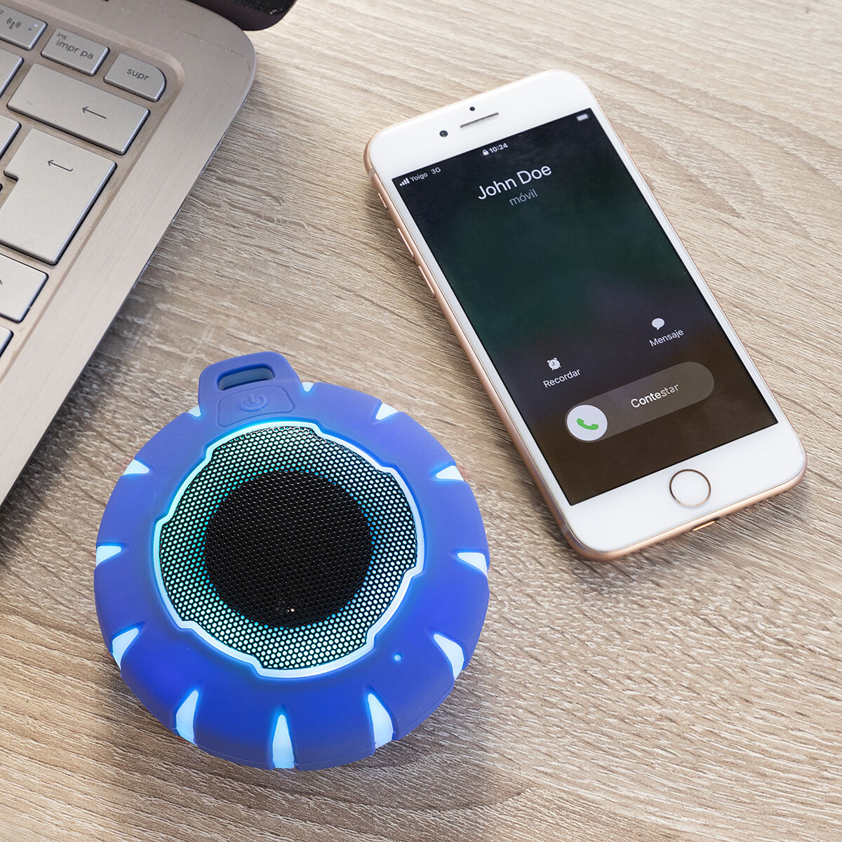 Innovagoods Floating Wireless Speaker With Led Floaker Innovagoods