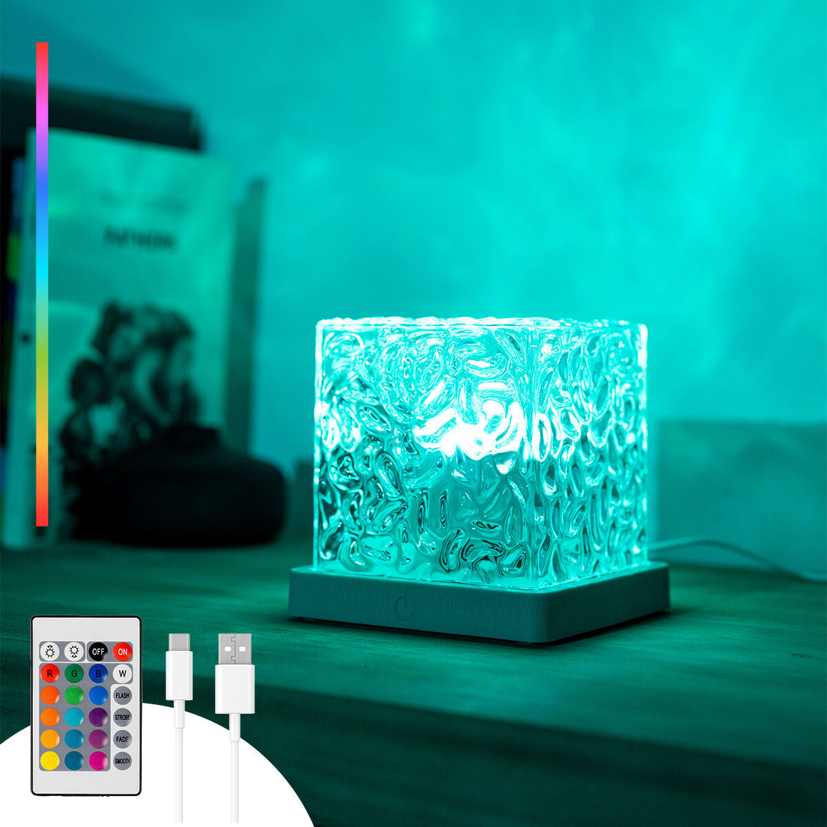 Innovagoods Rechargeable Northern Lights Led Projector Boralamp Innovagoods